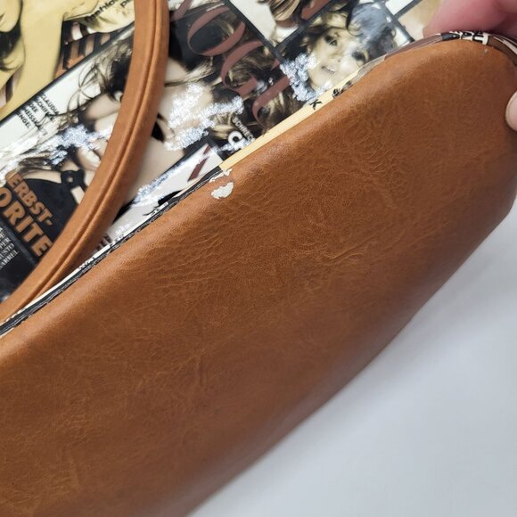 VOGUE Magazine Print Tote Purse IT Bag Actors Models Kate Moss Daniel Craig - Picture 14 of 14